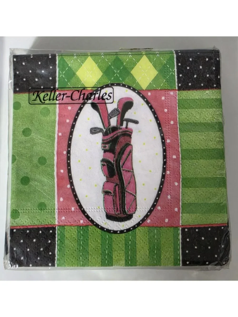 Keller-Charles Girly Golfers Paper Napkins Lot 2 Packs 20 Count Lori Siebert